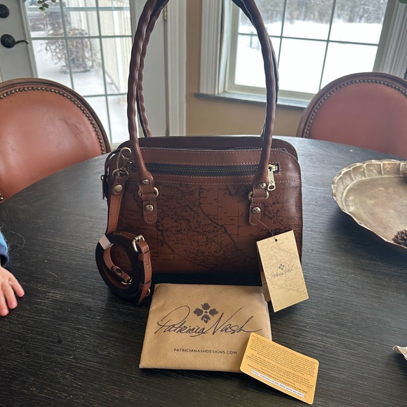 NWT Patricia Nash Bag Calvi Satchel - riot rust - Picture 6 of 6